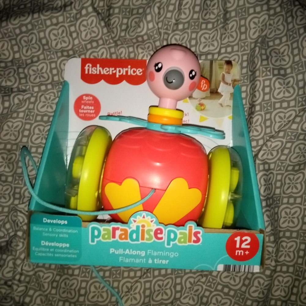 Fisherprice paradise pals flamingo pull toy